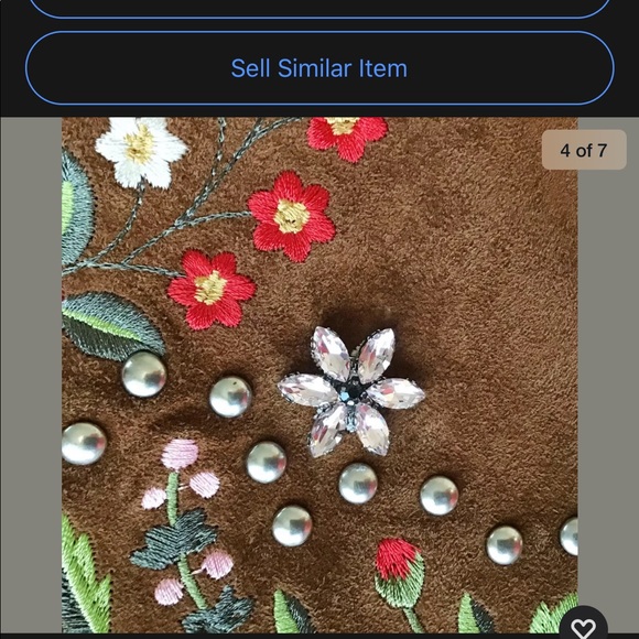 Zara Suede Skirt extra small - Picture 3 of 6